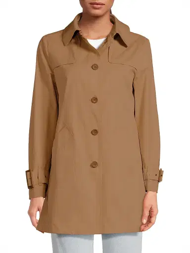 Herno Women's Delon Cotton Trench Jacket - Camel | Thumbnail 3 Herno Women's Delon Cotton Trench Jacket - Camel | Thumbnail 3