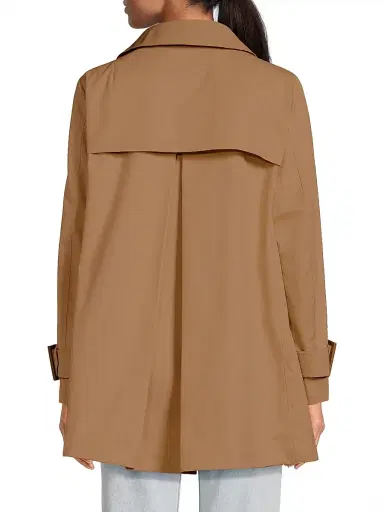 Herno Women's Delon Cotton Trench Jacket - Camel | Thumbnail 5 Herno Women's Delon Cotton Trench Jacket - Camel | Thumbnail 5