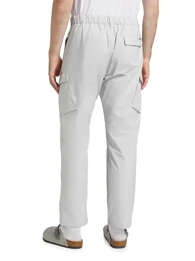 HERNO Men's Pleated Cargo Pants - Off White - Size XL | Thumbnail 5 HERNO Men's Pleated Cargo Pants - Off White - Size XL | Thumbnail 5
