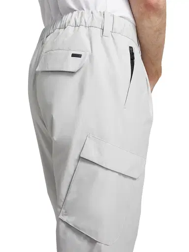 HERNO Men's Pleated Cargo Pants - Off White - Size XL | Thumbnail 6 HERNO Men's Pleated Cargo Pants - Off White - Size XL | Thumbnail 6