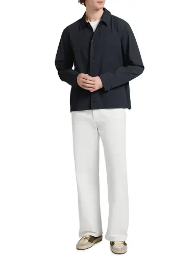 HERNO Men's Lightweight Shirt Jacket - Navy - Size 46 | Thumbnail 2