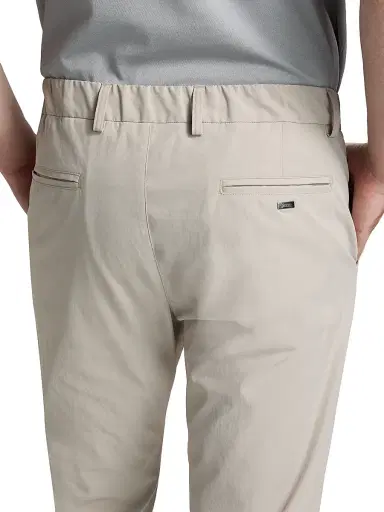 HERNO Men's Elasticized Waist Straight-Leg Pants - Champagne - Size XL | Thumbnail 6 HERNO Men's Elasticized Waist Straight-Leg Pants - Champagne - Size XL | Thumbnail 6