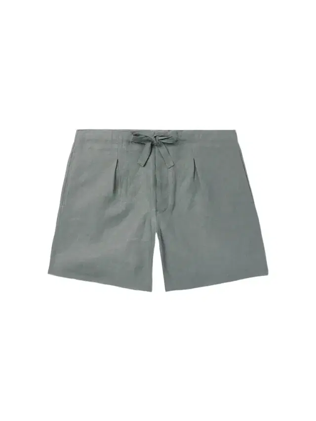 Straight-Leg Linen Drawstring Shorts - Men
