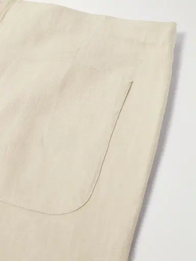 Stòffa Straight-Leg Linen Drawstring Shorts - Men | Thumbnail 5