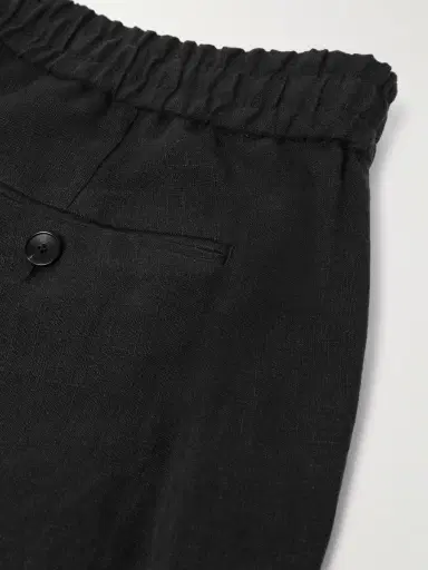 MR P. James Straight-Leg Linen Drawstring Trousers - Men | Thumbnail 5