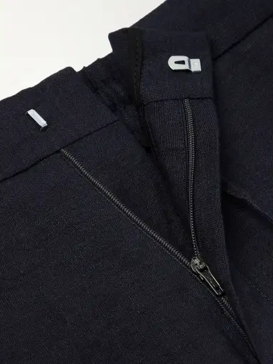 MR P. James Straight-Leg Linen Drawstring Trousers - Men | Thumbnail 6
