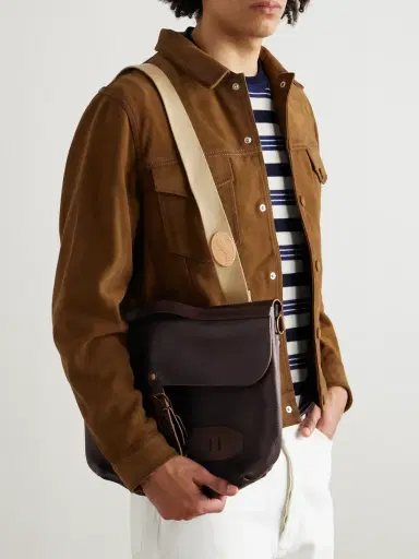 Bleu de Chauffe Lazard Full-Grain Leather Messenger Bag - Men | Thumbnail 2 Bleu de Chauffe Lazard Full-Grain Leather Messenger Bag - Men | Thumbnail 2