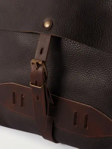 Bleu de Chauffe Lazard Full-Grain Leather Messenger Bag - Men | Thumbnail 4 Bleu de Chauffe Lazard Full-Grain Leather Messenger Bag - Men | Thumbnail 4