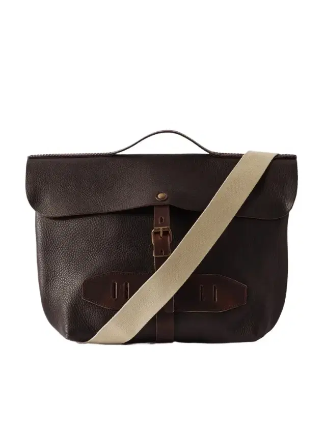 Bleu de Chauffe Lazard Full-Grain Leather Messenger Bag - Men