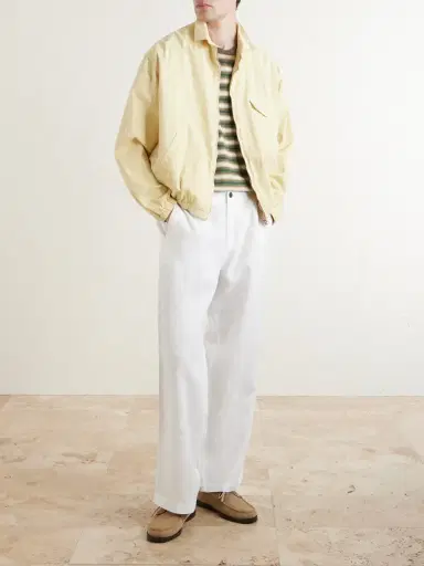 MR P. Arthur Wide-Leg Linen Trousers - Men | Thumbnail 2