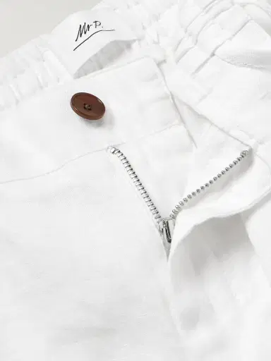 MR P. Arthur Wide-Leg Linen Trousers - Men | Thumbnail 6