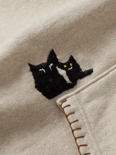 KAPITAL Embroidered Cotton-Jersey Hoodie - Men | Thumbnail 6