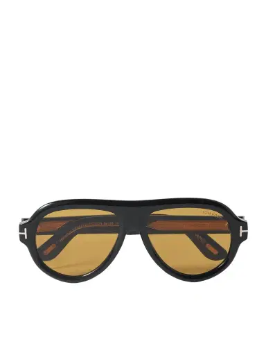 Tom Ford Icon Pilot Aviator-Style Tortoiseshell Acetate Sunglasses - Men | Thumbnail 1 Tom Ford Icon Pilot Aviator-Style Tortoiseshell Acetate Sunglasses - Men | Thumbnail 1