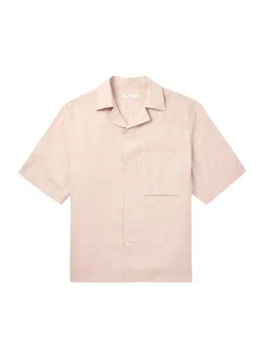 Loro Piana Federico Camp-Collar Linen Shirt - Men | Thumbnail 1 Loro Piana Federico Camp-Collar Linen Shirt - Men | Thumbnail 1