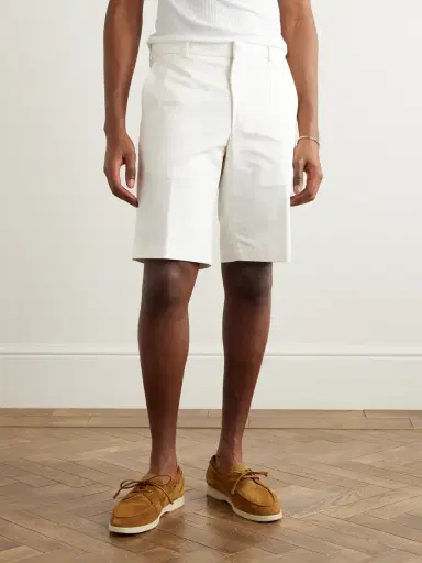 Loro Piana Jarno Straight-Leg Stretch-Cotton Bermuda Shorts - Men | Thumbnail 3 Loro Piana Jarno Straight-Leg Stretch-Cotton Bermuda Shorts - Men | Thumbnail 3