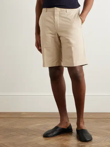 Loro Piana Jarno Straight-Leg Stretch-Cotton Bermuda Shorts - Men | Thumbnail 3 Loro Piana Jarno Straight-Leg Stretch-Cotton Bermuda Shorts - Men | Thumbnail 3