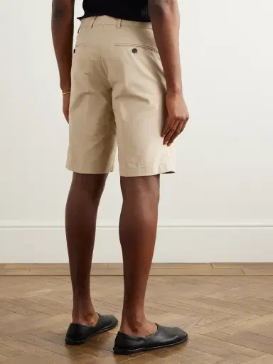 Loro Piana Jarno Straight-Leg Stretch-Cotton Bermuda Shorts - Men | Thumbnail 4 Loro Piana Jarno Straight-Leg Stretch-Cotton Bermuda Shorts - Men | Thumbnail 4
