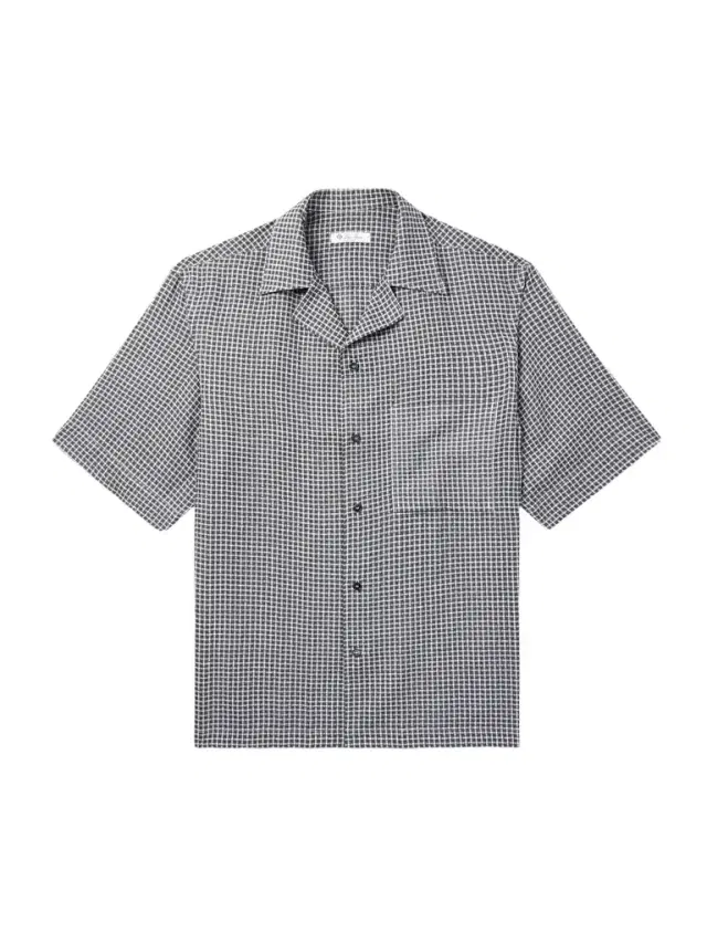 Loro Piana Federico Camp-Collar Checked Linen Shirt - Men