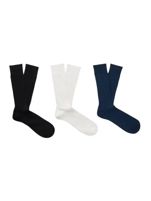 MR P. Three-Pack Ribbed Cotton-Blend Socks - Men