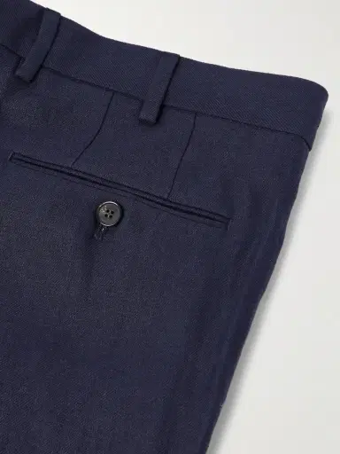 Loro Piana Carlo Straight-Leg Linen Suit Trousers - Men | Thumbnail 5 Loro Piana Carlo Straight-Leg Linen Suit Trousers - Men | Thumbnail 5