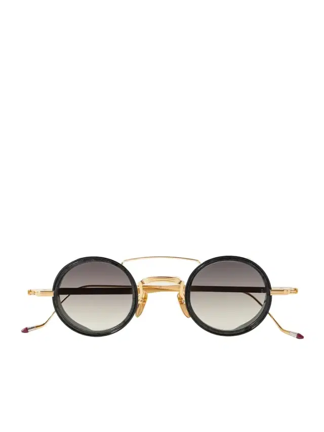 Jacques Marie Mage Ringo 2 Round-Frame Gold-Tone Sunglasses - Men
