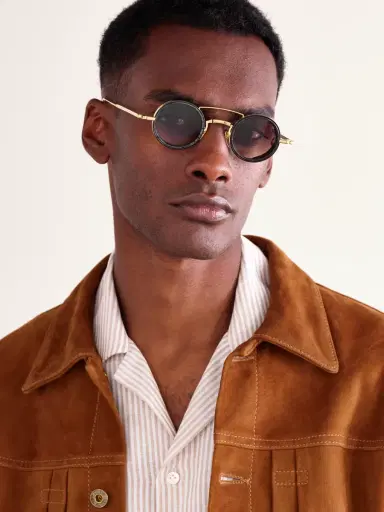 Jacques Marie Mage Ringo 2 Round-Frame Gold-Tone and Acetate Sunglasses - Men | Thumbnail 2
