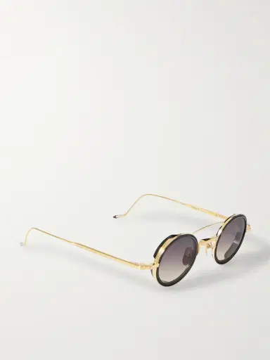 Jacques Marie Mage Ringo 2 Round-Frame Gold-Tone and Acetate Sunglasses - Men | Thumbnail 4