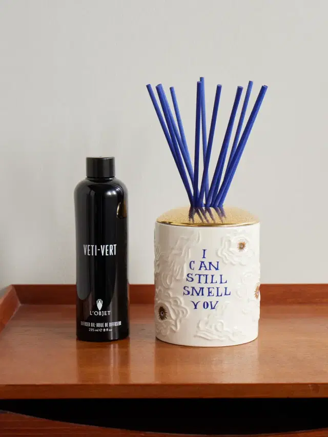 L'Objet Ruan Hoffman Reed Diffuser Set - Veti-Vert - Men