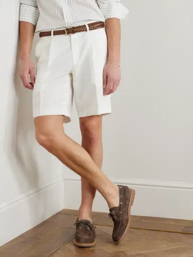 Brunello Cucinelli Suede Boat Shoes - Men | Thumbnail 2 Brunello Cucinelli Suede Boat Shoes - Men | Thumbnail 2