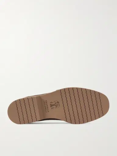 Brunello Cucinelli Suede Boat Shoes - Men | Thumbnail 3 Brunello Cucinelli Suede Boat Shoes - Men | Thumbnail 3