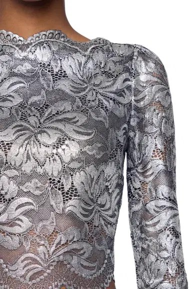 Rabanne Crop Haute Top | Thumbnail 4 Rabanne Crop Haute Top | Thumbnail 4