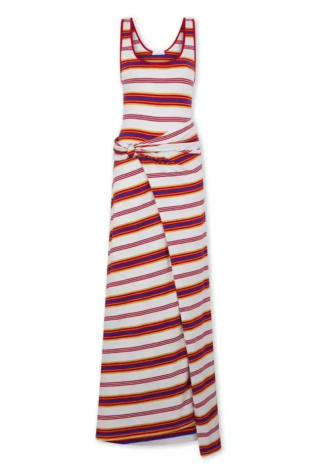 Rabanne Stripe Robe Dress