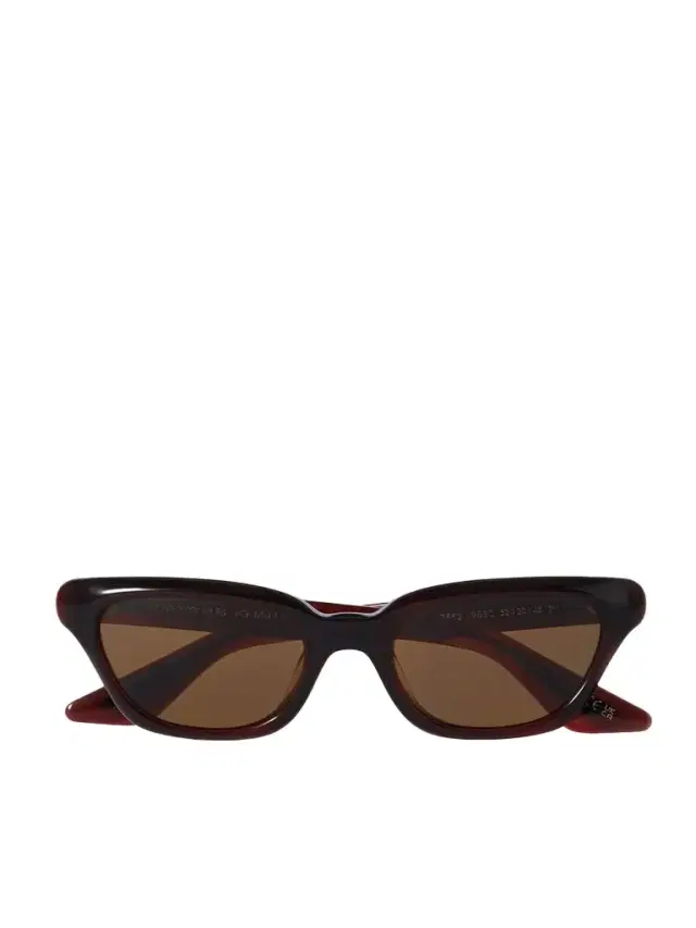 + Khaite 1983c Cat-eye Acetate And Gold-tone Sunglasses
