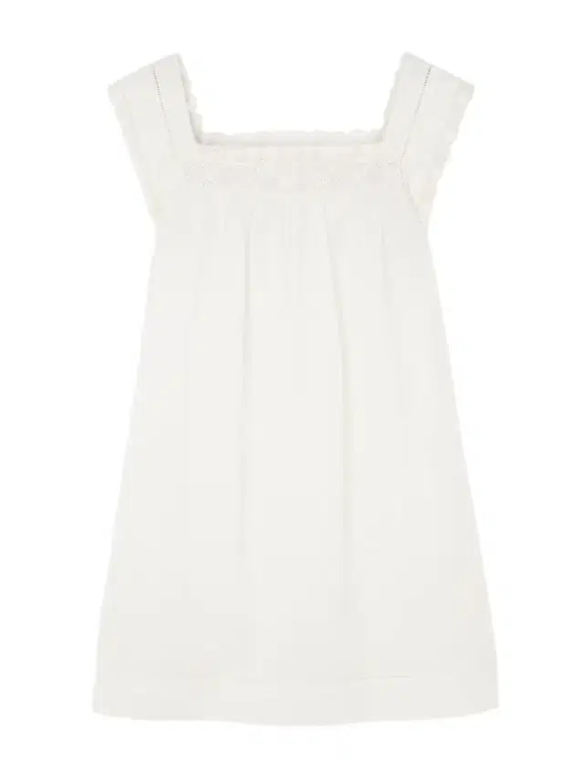 DÔEN Almadia Crochet-trimmed Ramie Mini Dress