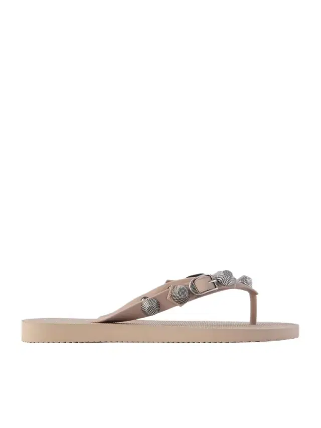 Cagole Embellished Rubber Flip Flops