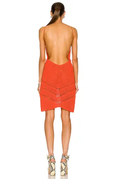 Bottega Veneta Chevron Crochet Dress | Thumbnail 3 Bottega Veneta Chevron Crochet Dress | Thumbnail 3