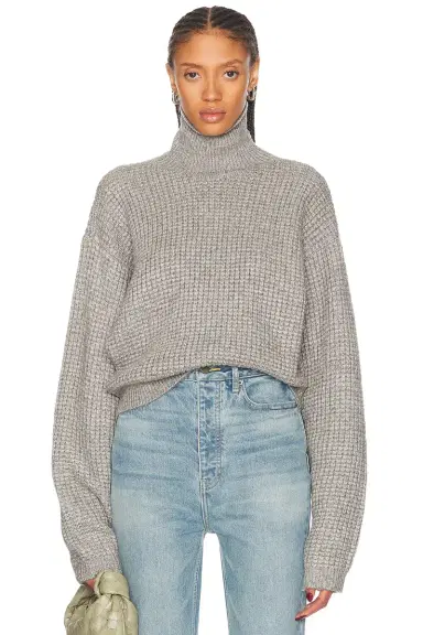 Fear of God ESSENTIALS Cropped Turtleneck Sweater | Thumbnail 1