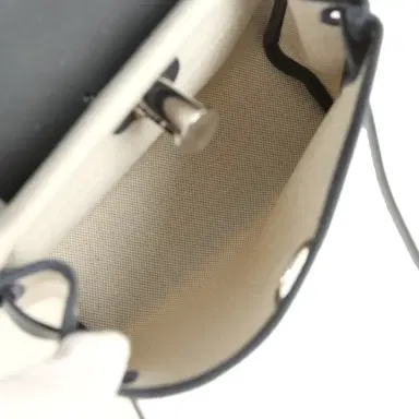 HERMÈS Hermes Herbag Zip 20 Mini Ecru and Bleu Glacier Toile H Canvas and Ardoise Vache Hunter Palladium Hardware | Thumbnail 10 HERMÈS Hermes Herbag Zip 20 Mini Ecru and Bleu Glacier Toile H Canvas and Ardoise Vache Hunter Palladium Hardware | Thumbnail 10