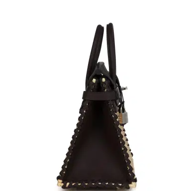 HERMÈS Hermes Picnic Birkin 25 Rouge Sellier Swift Palladium Hardware | Thumbnail 3