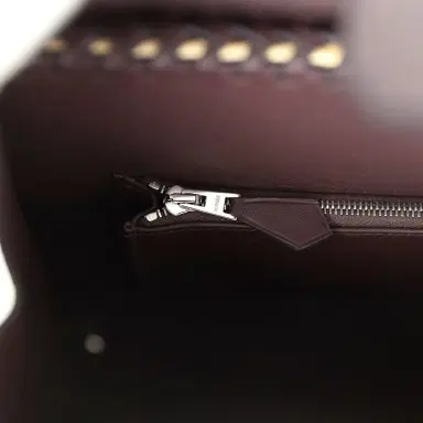 HERMÈS Hermes Picnic Birkin 25 Rouge Sellier Swift Palladium Hardware | Thumbnail 10