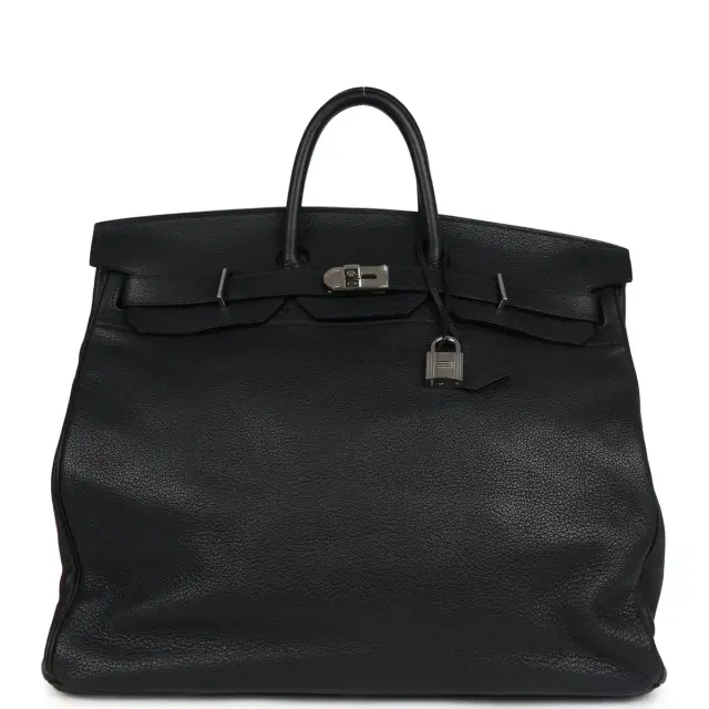hermes Pre-owned Hermes HAC Birkin 50 Black Togo Palladium Hardware