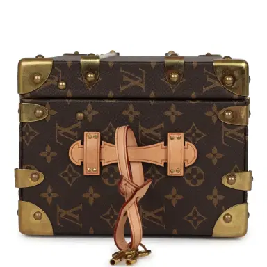 Louis Vuitton Pre-owned Louis Vuitton Malle Fleurs Trunk Brown Monogram Brass Hardware | Thumbnail 5 Louis Vuitton Pre-owned Louis Vuitton Malle Fleurs Trunk Brown Monogram Brass Hardware | Thumbnail 5
