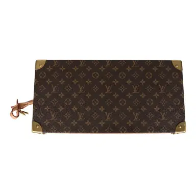 Louis Vuitton Pre-owned Louis Vuitton Malle Fleurs Trunk Brown Monogram Brass Hardware | Thumbnail 8 Louis Vuitton Pre-owned Louis Vuitton Malle Fleurs Trunk Brown Monogram Brass Hardware | Thumbnail 8