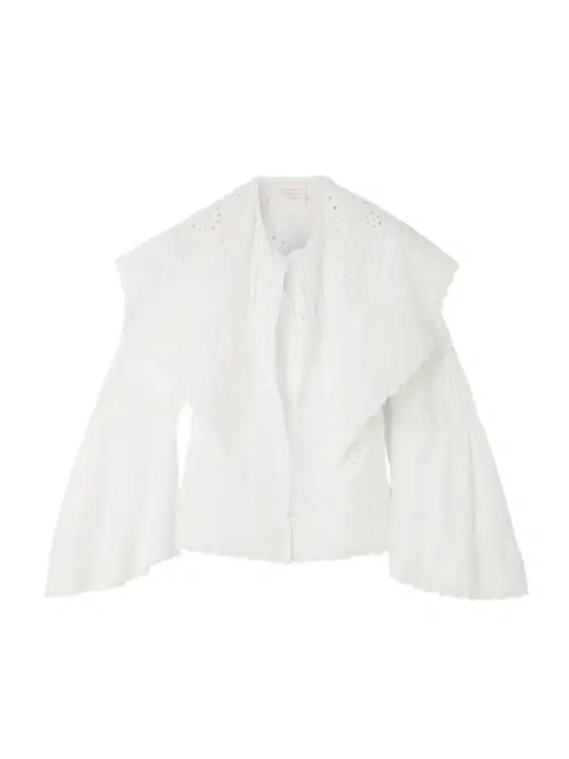 Azzurra Broderie Anglaise Cotton-poplin Blouse