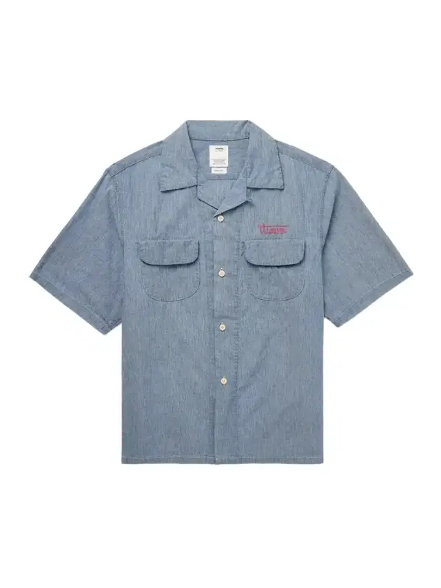 Keesey Convertible-Collar Logo-Embroidered Cotton and Silk-Blend Chambray Shirt - Men