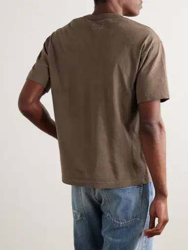 Visvim Jumbo Garment-Dyed Cotton-Jersey T-Shirt - Men | Thumbnail 4 Visvim Jumbo Garment-Dyed Cotton-Jersey T-Shirt - Men | Thumbnail 4