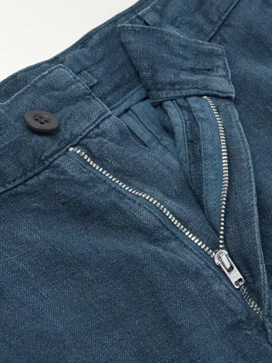 Portuguese Flannel Straight-Leg Linen Trousers - Men | Thumbnail 6