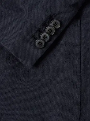 Sunspel Unstructured Garment-Dyed Cotton and Linen-Blend Twill Blazer - Men | Thumbnail 4 Sunspel Unstructured Garment-Dyed Cotton and Linen-Blend Twill Blazer - Men | Thumbnail 4
