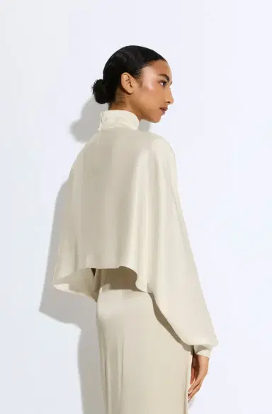 LAPOINTE Satin Caftan Top | Thumbnail 2 LAPOINTE Satin Caftan Top | Thumbnail 2