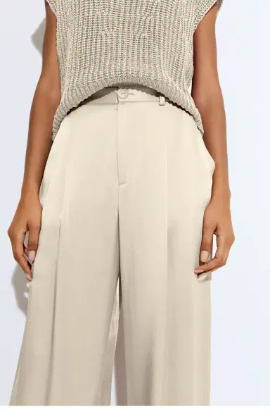 LAPOINTE Satin Relaxed Pleated Pant | Thumbnail 3 LAPOINTE Satin Relaxed Pleated Pant | Thumbnail 3